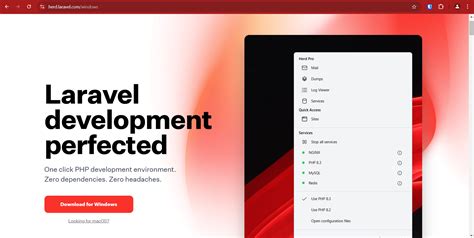laravel herd|Installation .